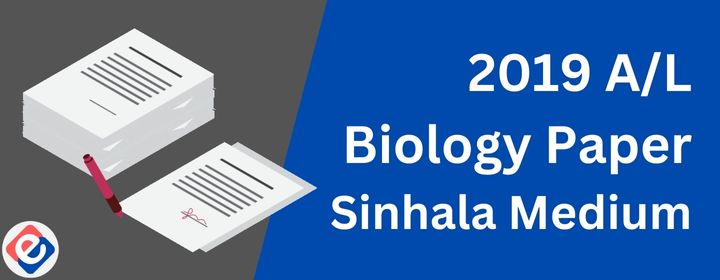 You are currently viewing 2019 A/L Biology Paper Sinhala Medium