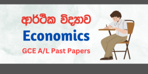 Read more about the article G.C.E A/L Economics Past Papers Sinhala Medium (Econ)