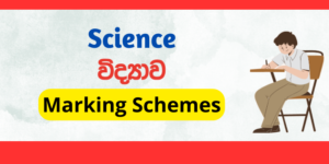 Read more about the article G.C.E O/L Science Marking Schemes Sinhala Medium
