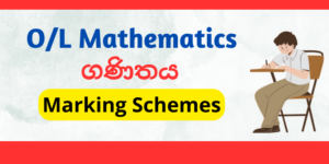 Read more about the article G.C.E O/L Mathematics Marking Schemes Sinhala Medium