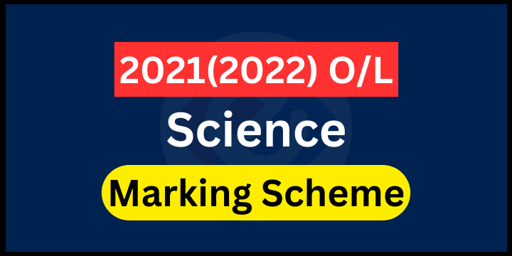 You are currently viewing 2021(2022) O/L Science Marking Scheme Sinhala Medium