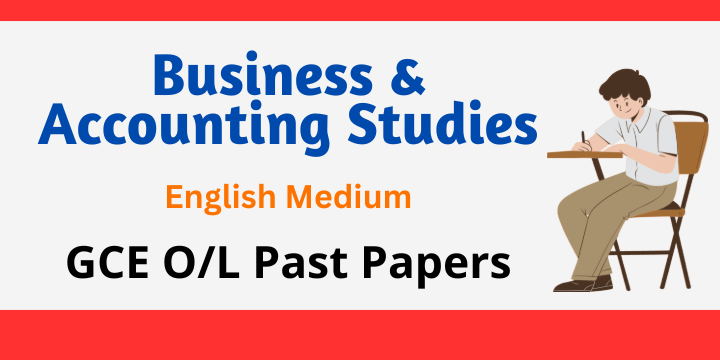 o/l Business and Accounting studies english medium